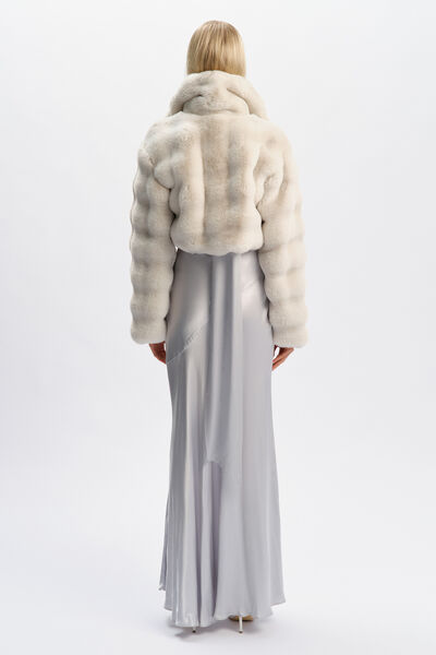 Athera Cropped Faux Fur Jacket