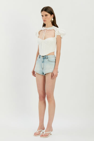 Allington Broderie Corset Top