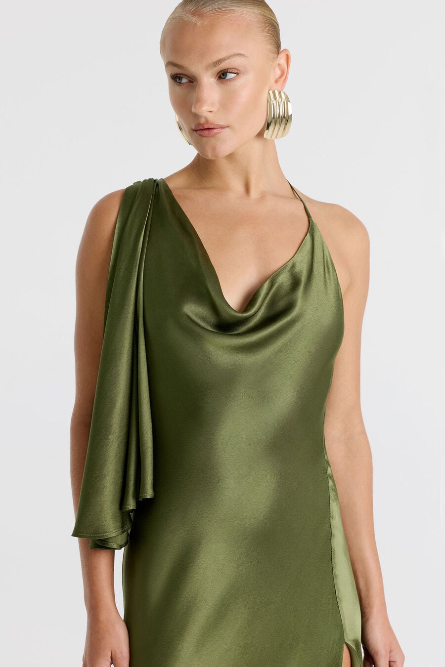 Anastasia Satin Maxi Dress