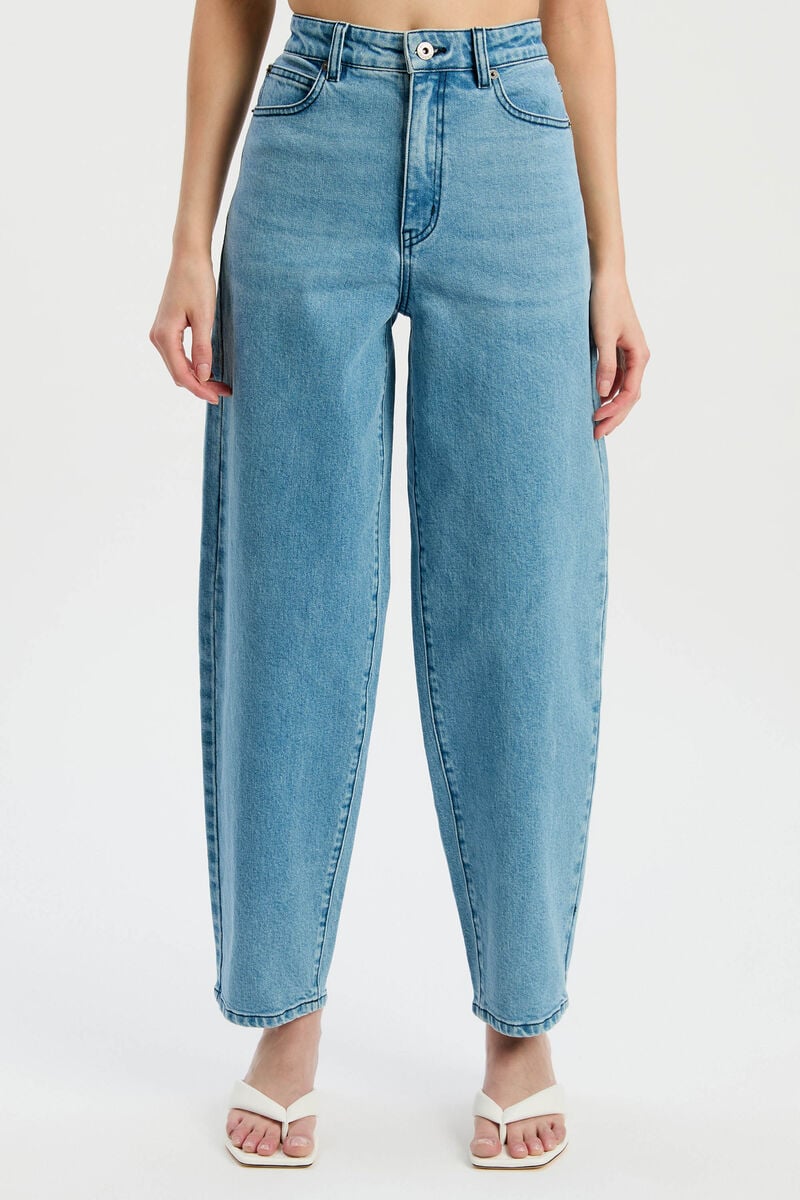 DELPHINA BARREL LEG JEAN in colour Vintage