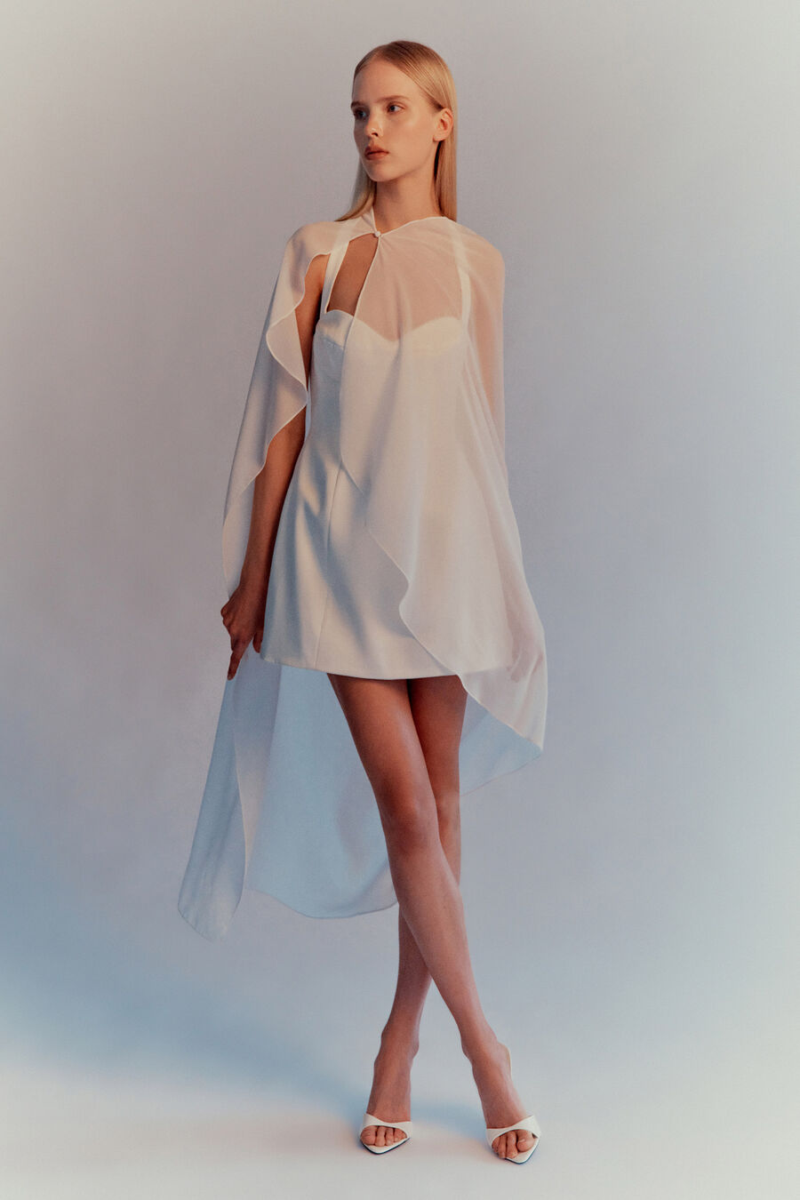 Shania Satin Hourglass Mini Dress