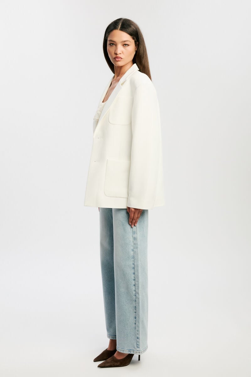 HALIA OVERSIZED BLAZER in colour ORCHID WHT