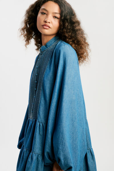 Antonia Chambray Mini Dress