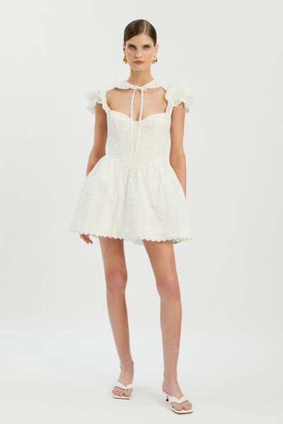 Allington Broderie Mini Dress