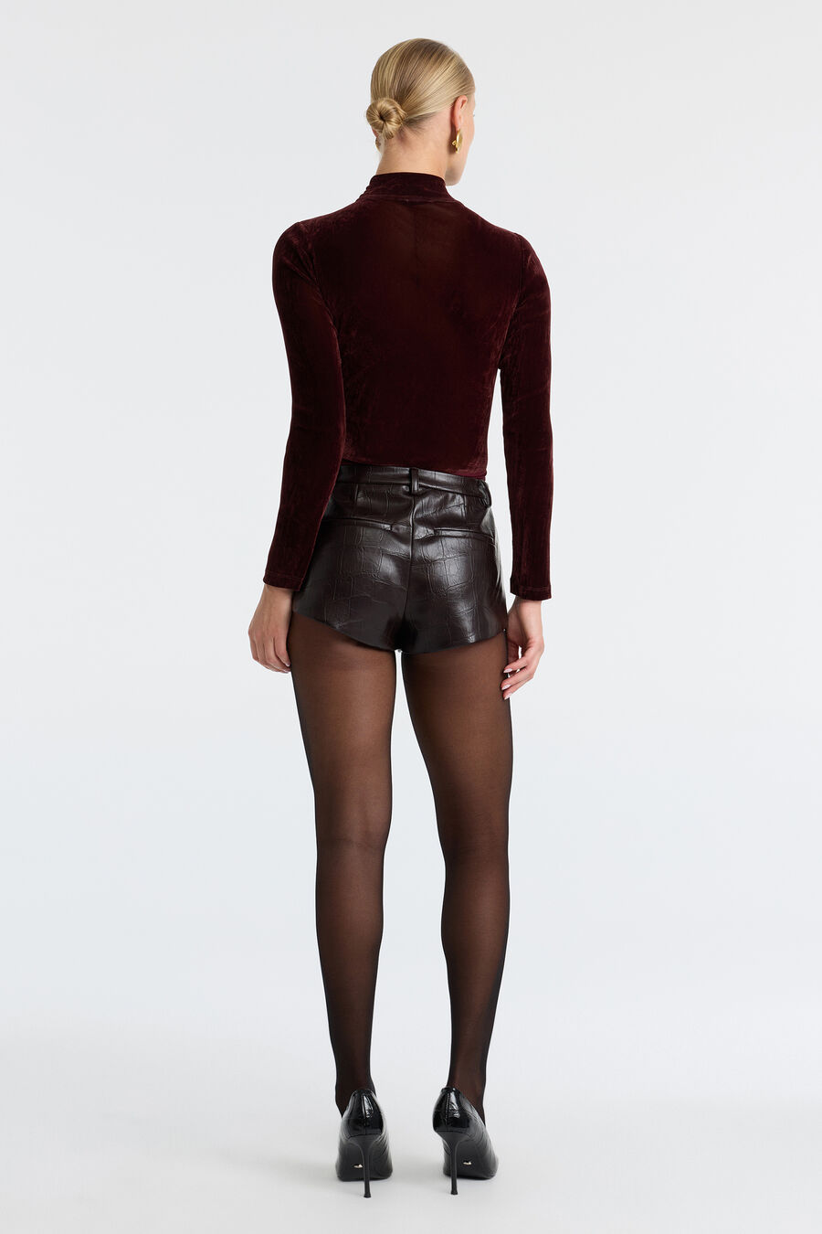 Jayla Vegan Leather Short