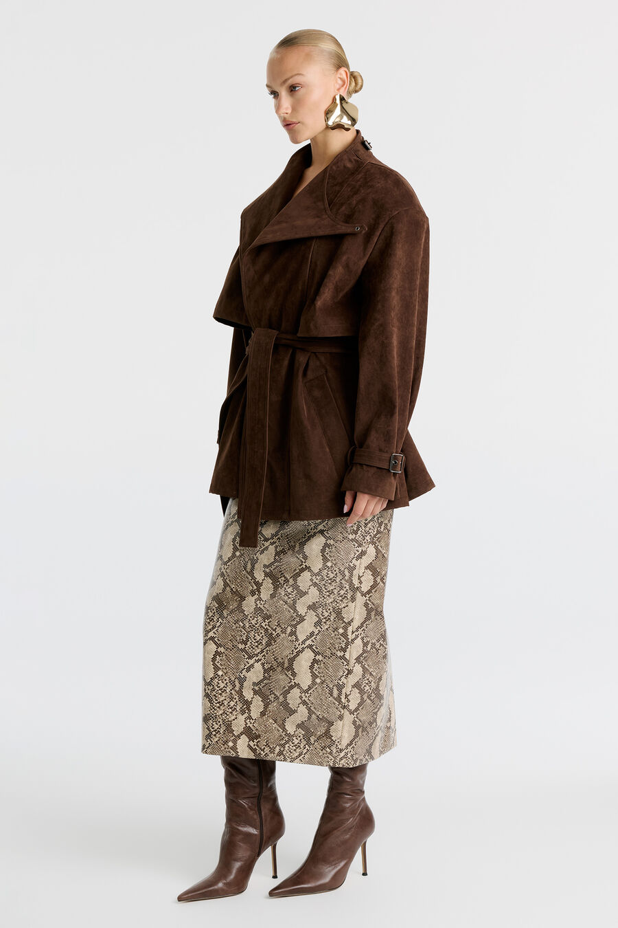 Veronica Vegan Suede Jacket