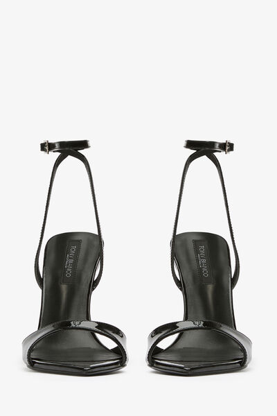 MOLLY BLACK PATENT HEELS