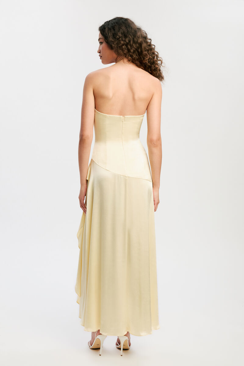 LORENZA MIDI DRESS in colour Buttercup