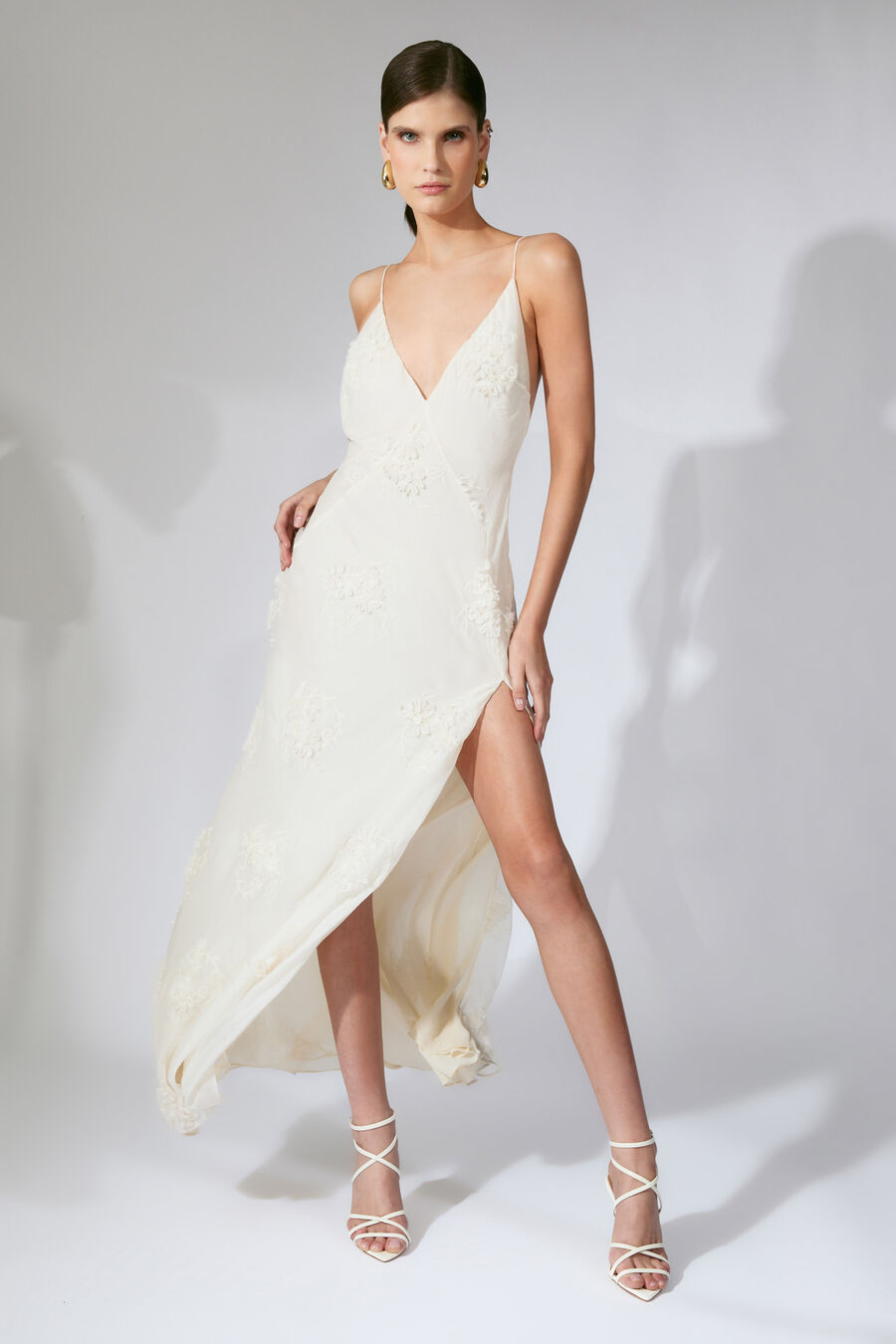 Romaya V Neck Maxi Dress
