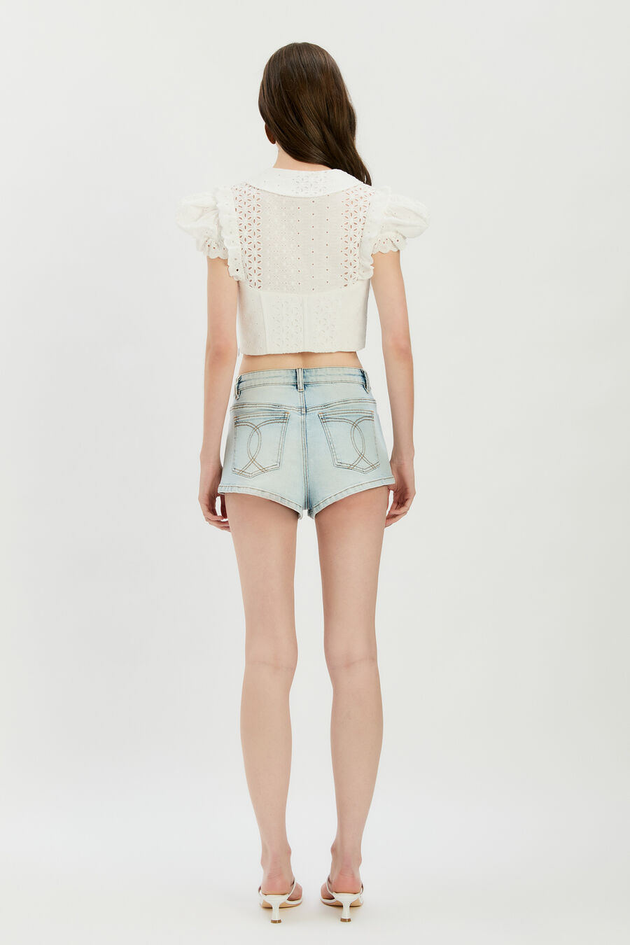 Allington Broderie Corset Top