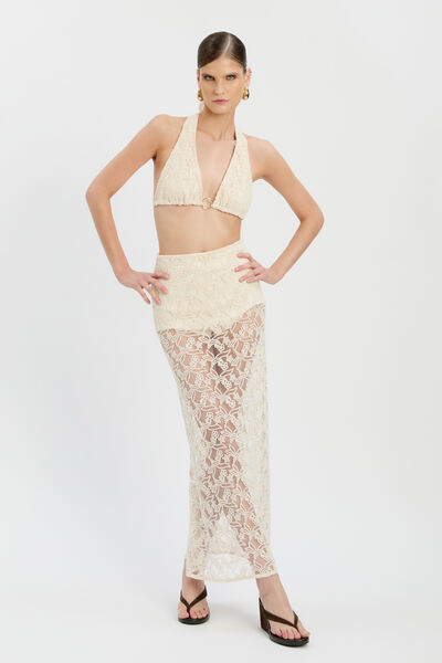 Venetia Sheer Midi Skirt 