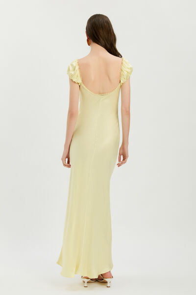 Stasia Satin Maxi Slip Dress