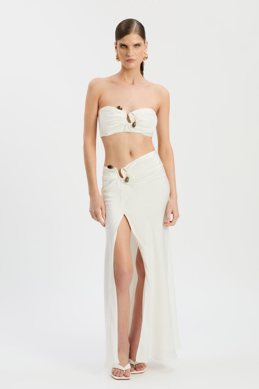 Dylan Split Front Maxi Skirt