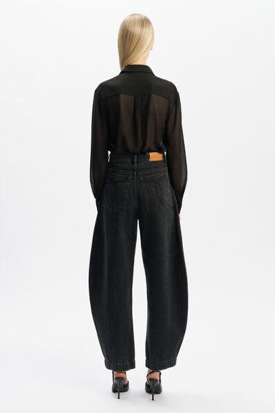 Evita Trim Detail Sheer Shirt