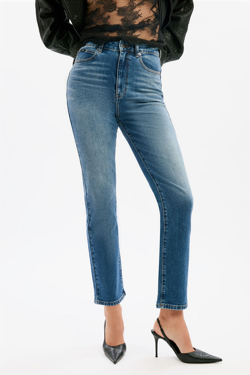 LENNA STRAIGHT LEG JEAN in colour WASHED IND