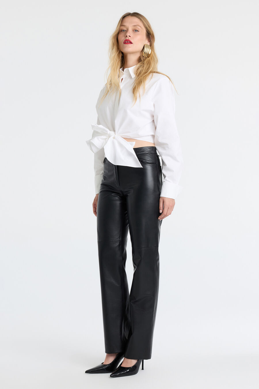 Nia Vegan Leather Pant