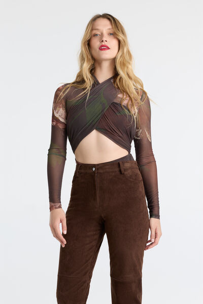 Nia Vegan Suede Pant