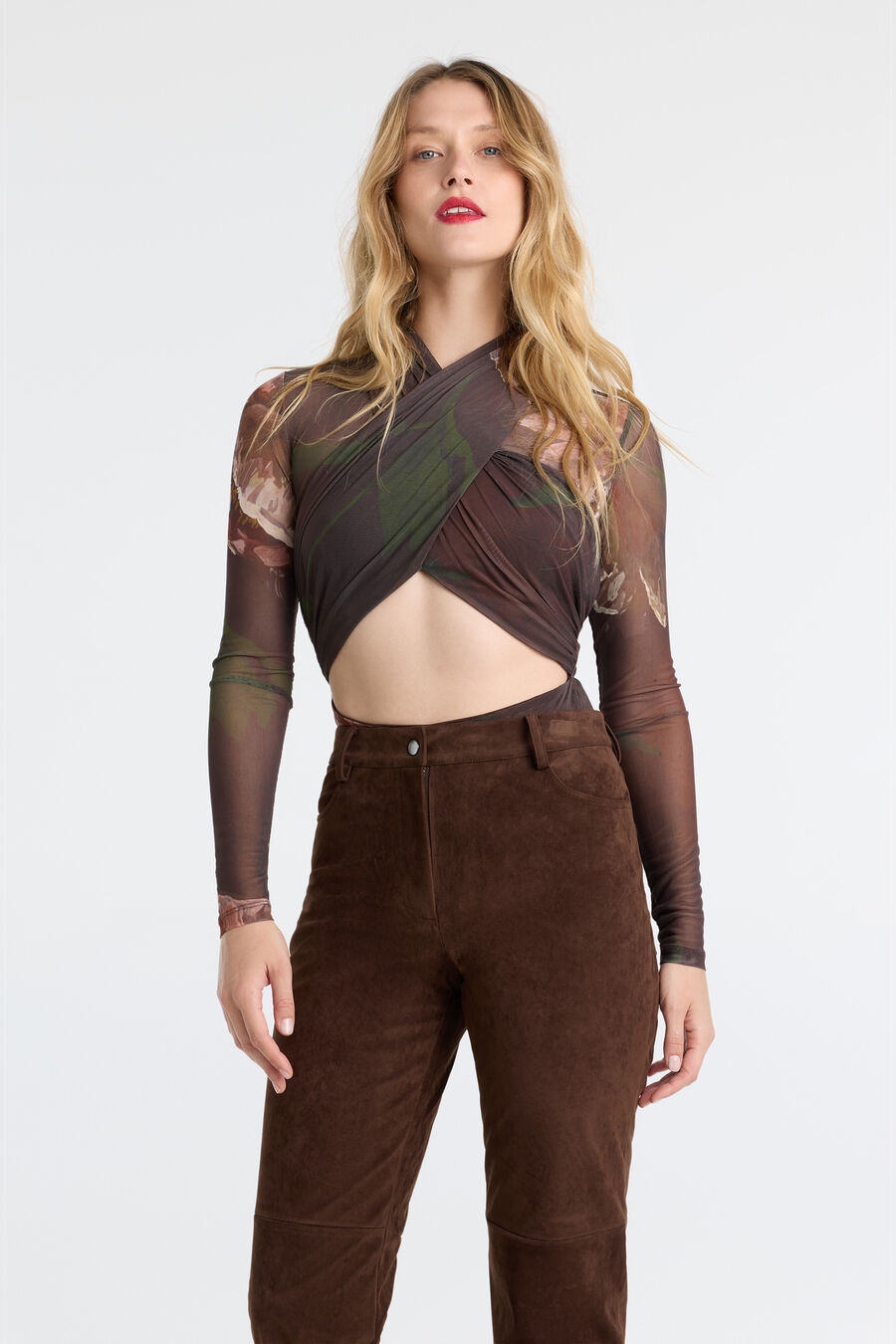 Nia Vegan Suede Pant