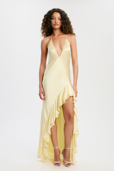 Selene Halter Maxi Dress
