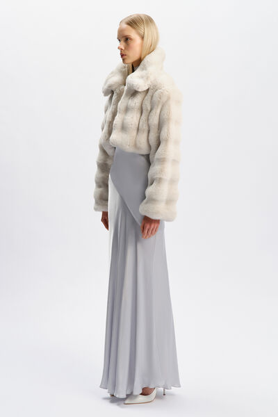 Athera Cropped Faux Fur Jacket