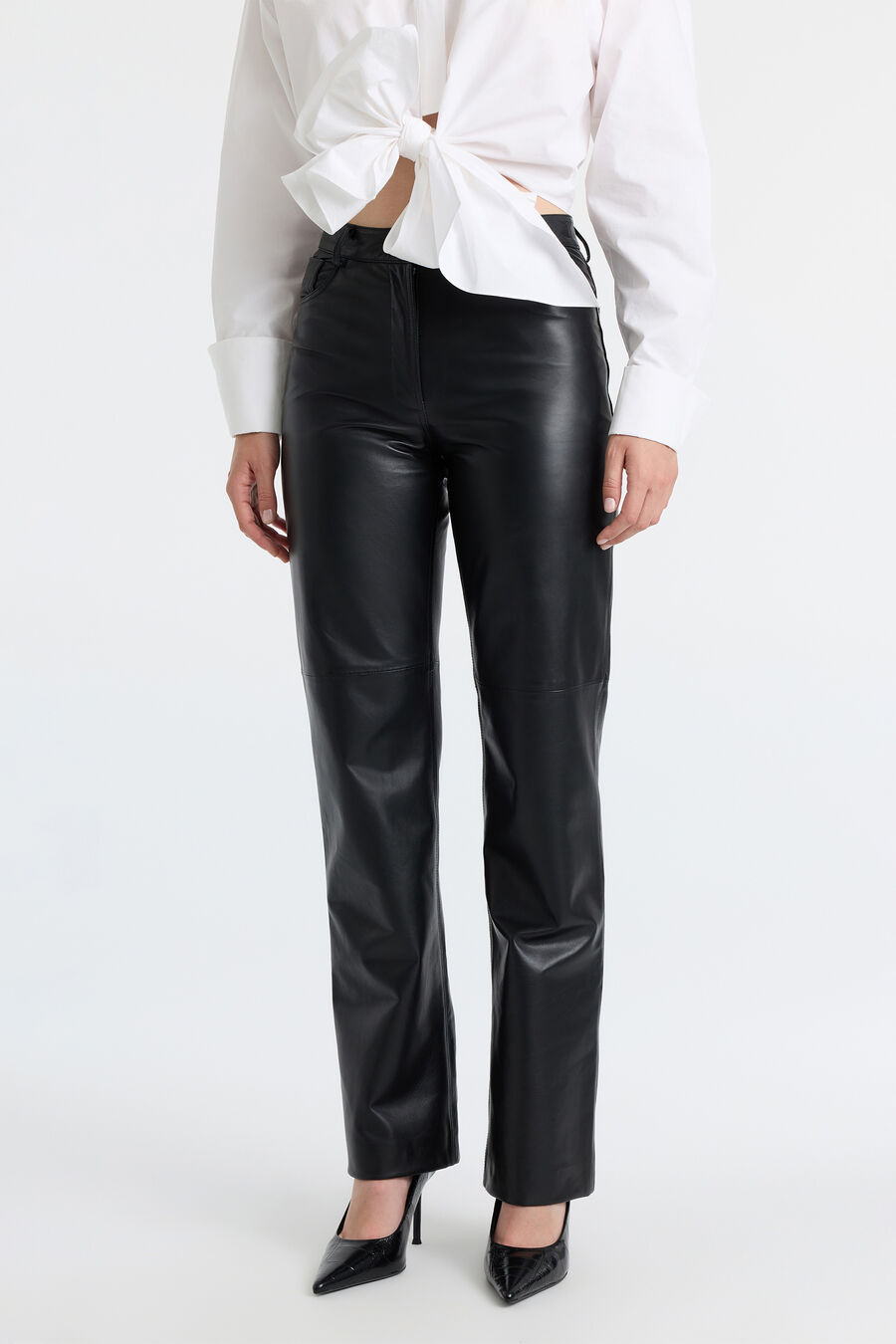Nia Vegan Leather Pant