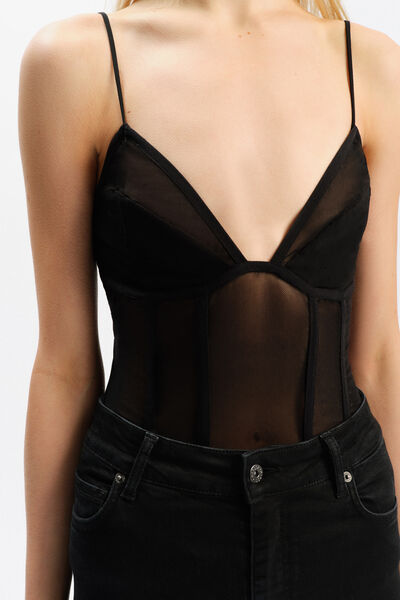 Jovana Mesh Bodysuit