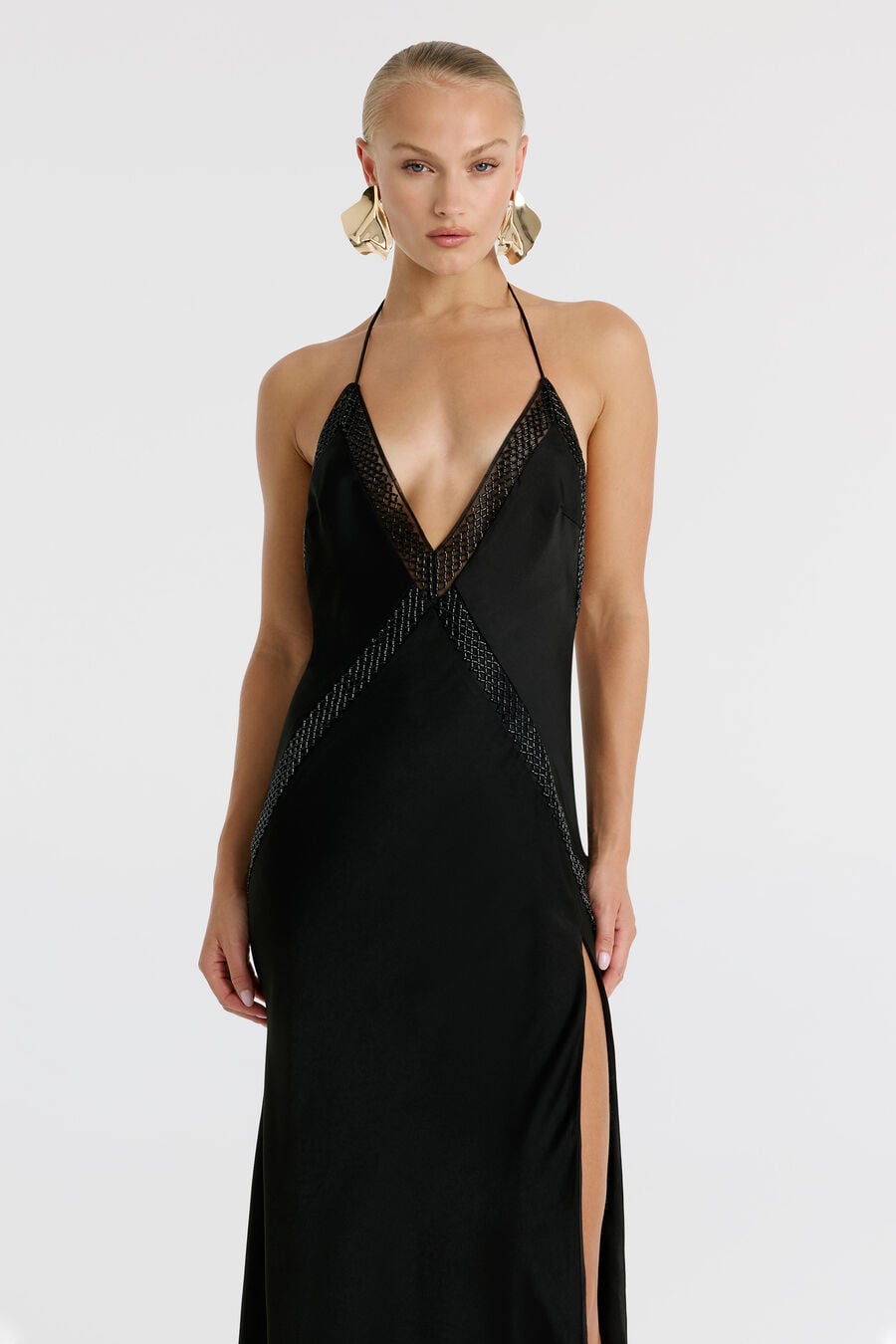 Olena Trim Maxi Dress