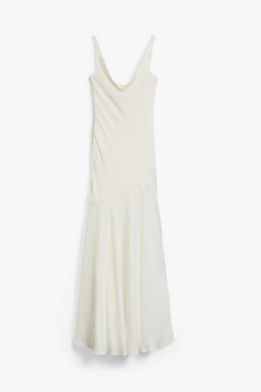 Carolyn Satin Cowl Neck Maxi Dress