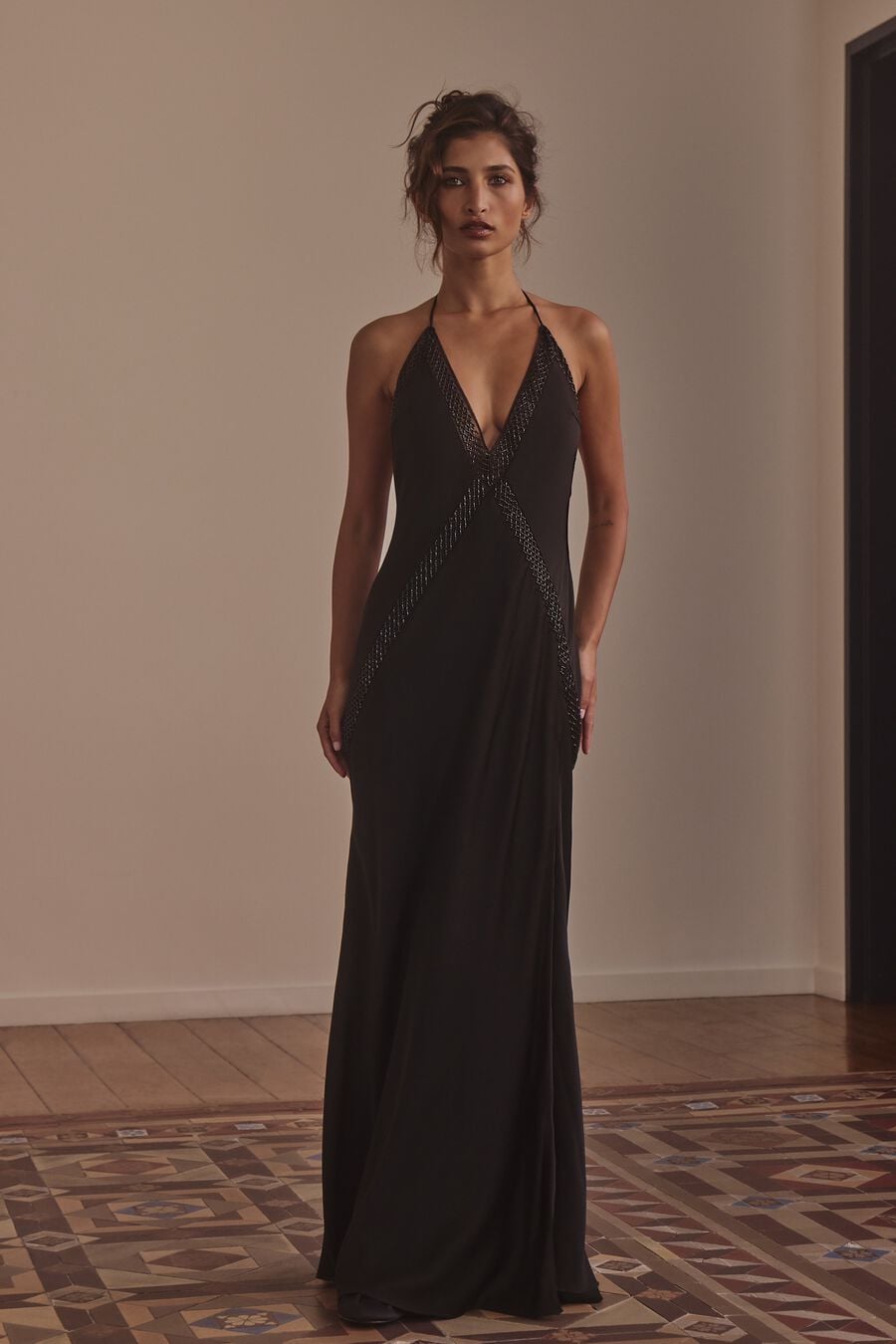 Olena Trim Maxi Dress