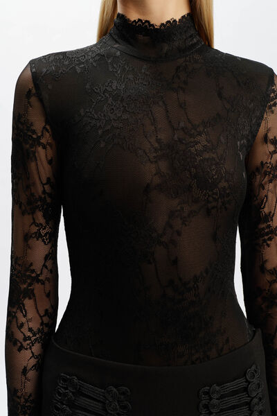 Aurel Stretch Lace Bodysuit