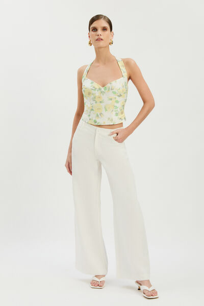 Deserae Halter Neck Top