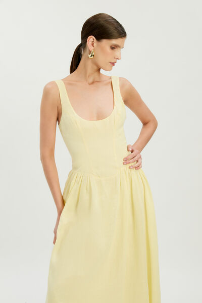 Lawrence Scoop Neck Maxi Dress