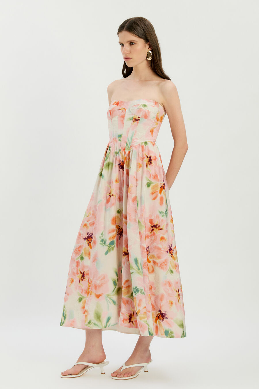 Lola Corset Midi Dress