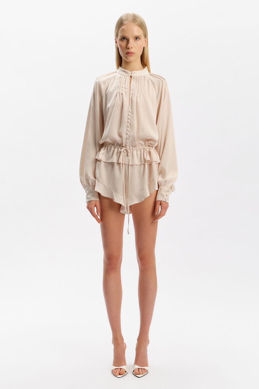 Lorelle Frill Detail Playsuit