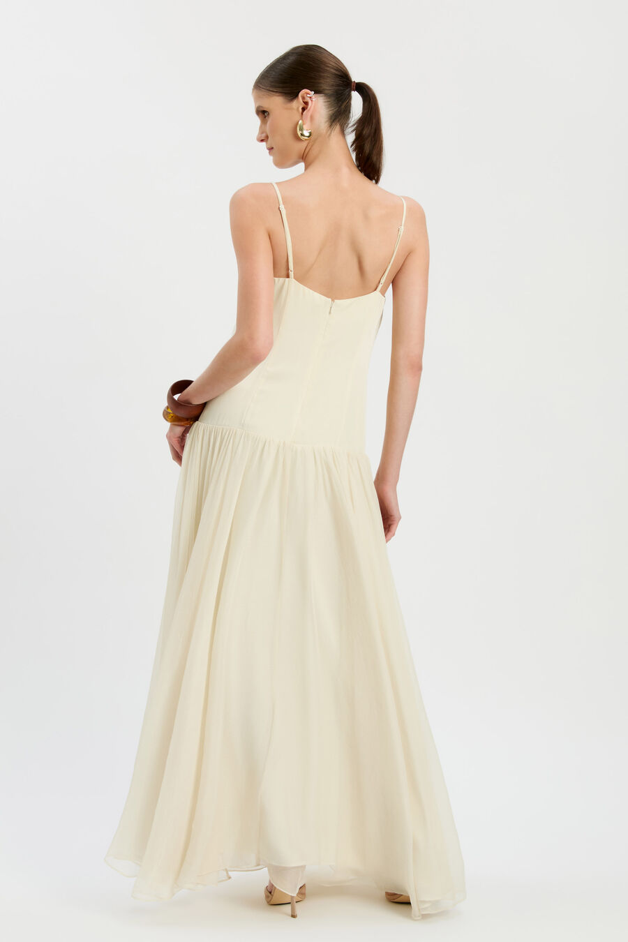 Linara Halter Neck Maxi Dress