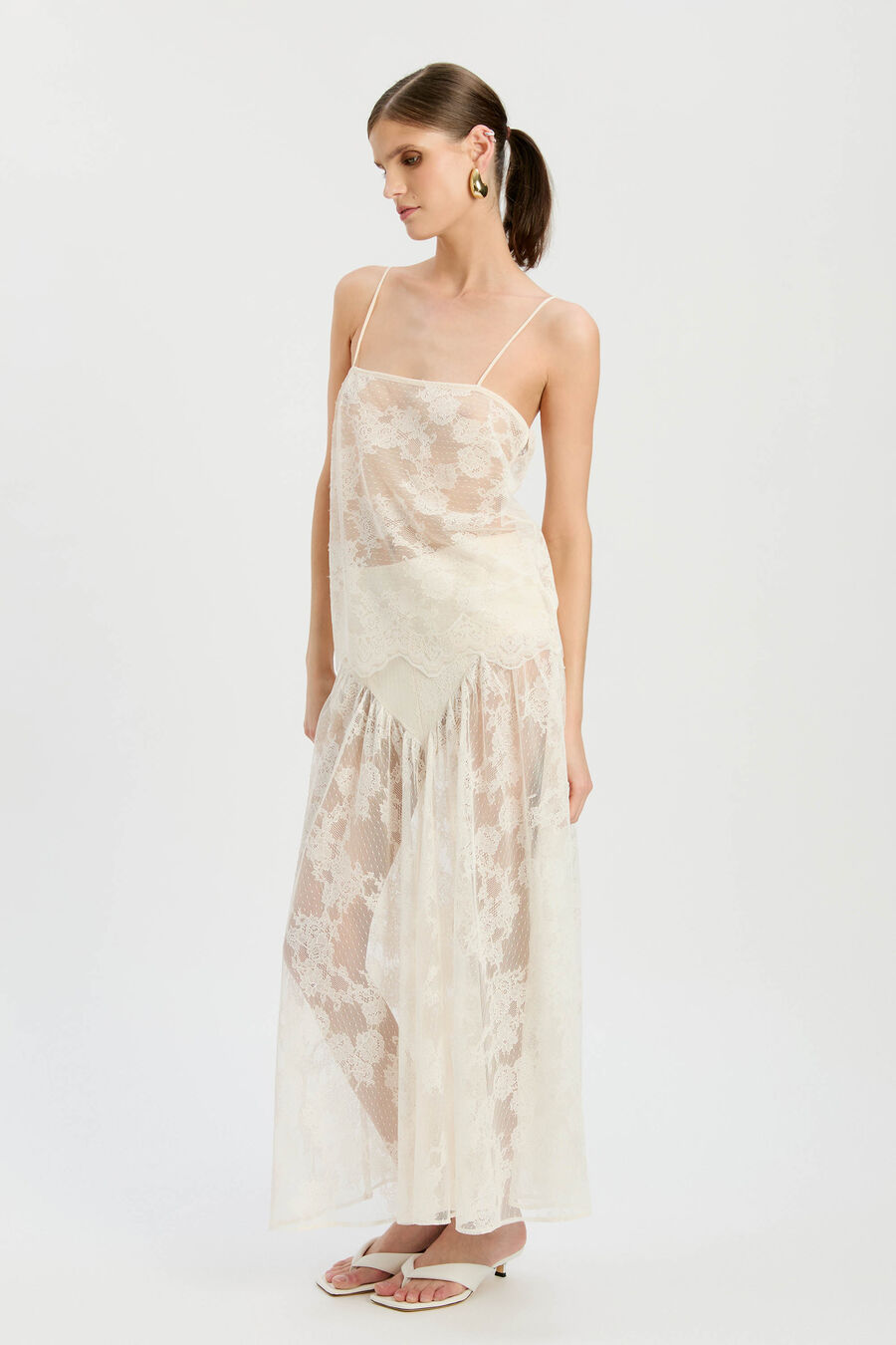 Hildie Sheer Lace Cami
