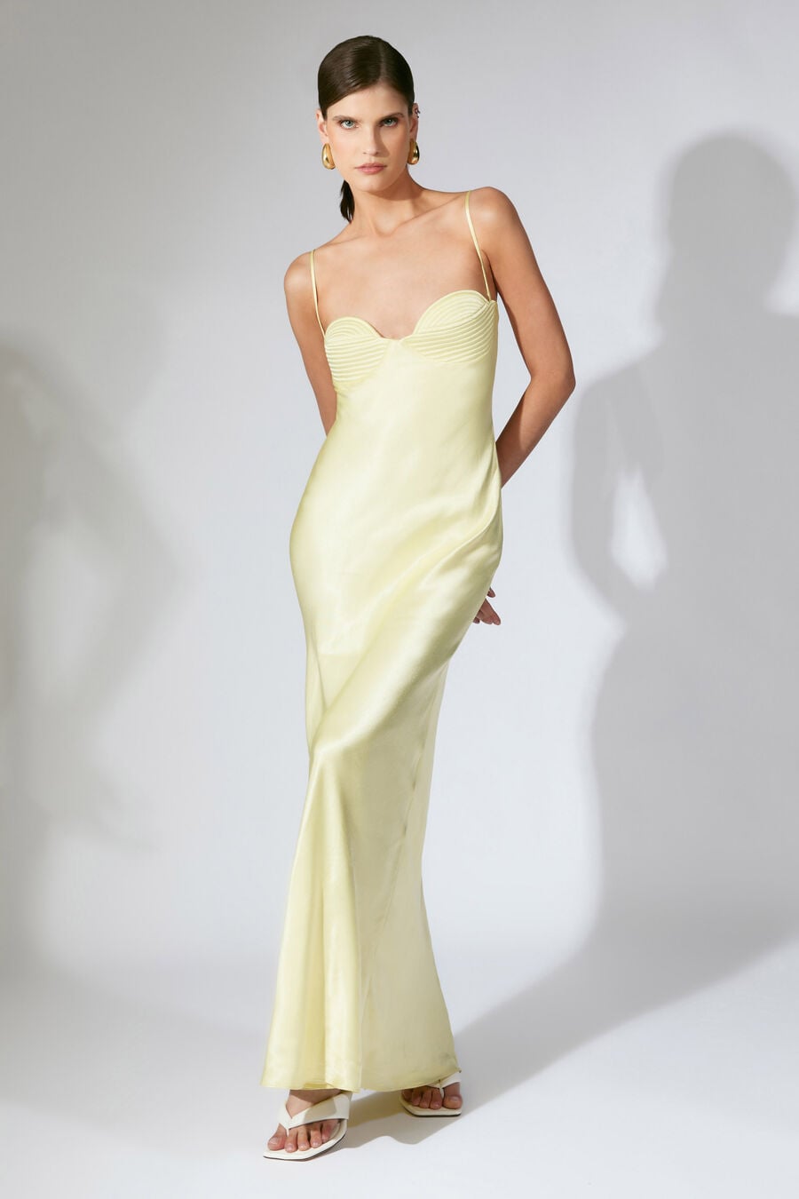 Devin Satin Maxi Dress