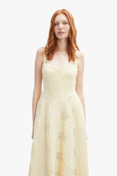 Lilah Corset Midi Dress