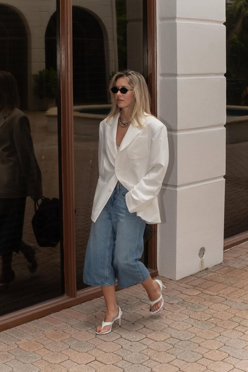 HALIA OVERSIZED BLAZER in colour ORCHID WHT