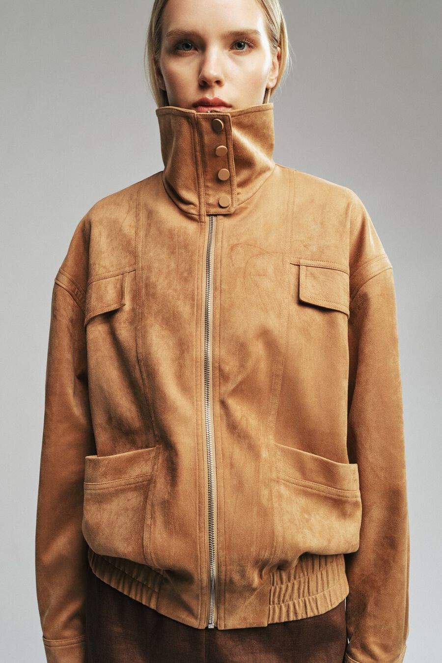 Regina Faux Suede Jacket