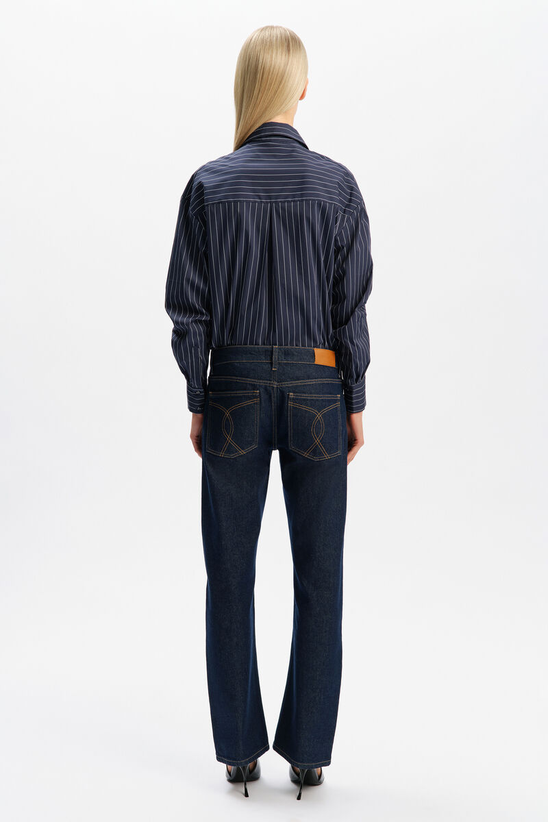 ALPHIE STRIPED SHIRT in colour Navy Stripe