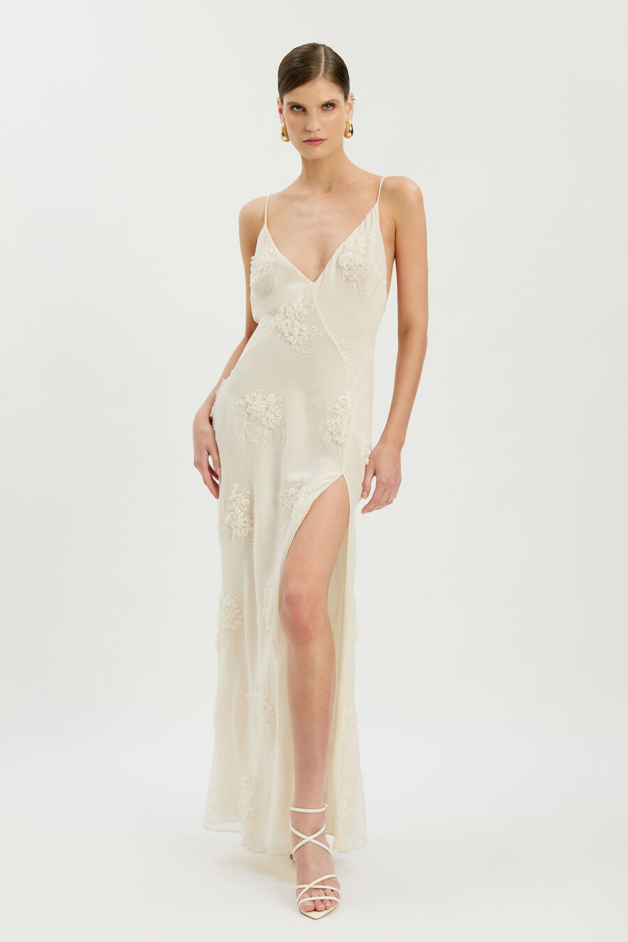 Romaya V Neck Maxi Dress