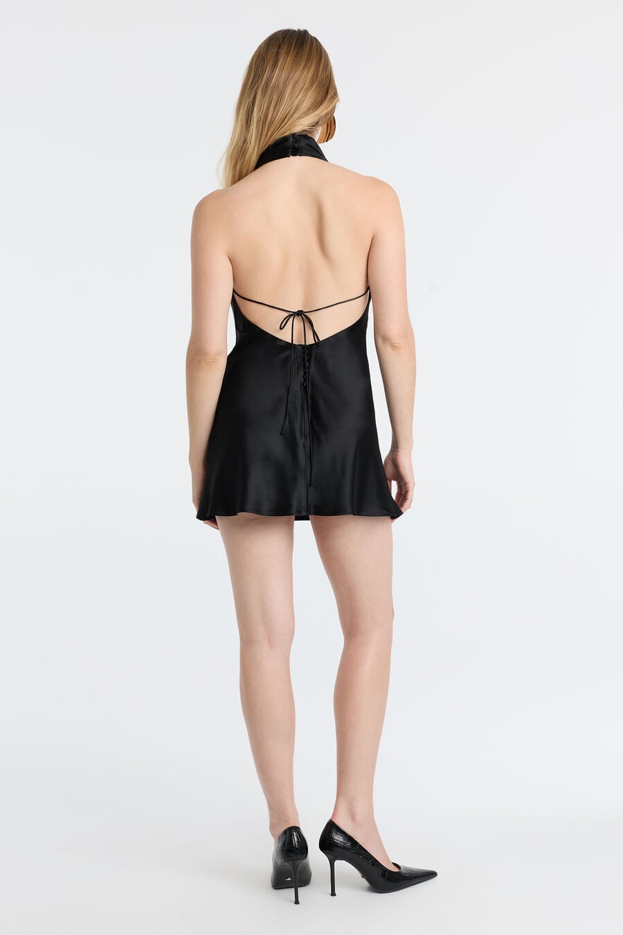 Kristina Cowl Neck Mini Dress