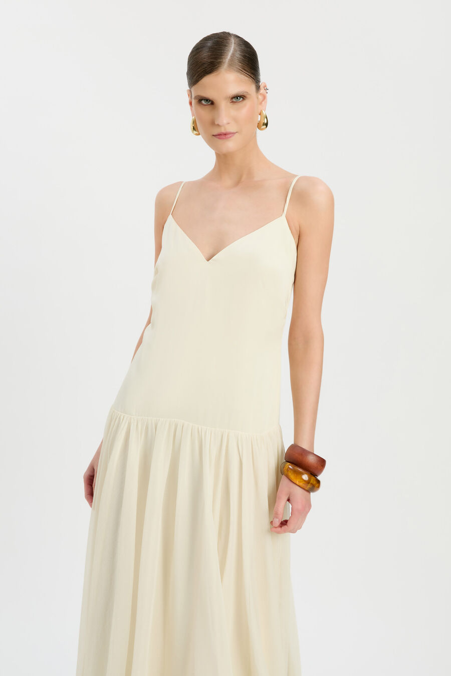 Linara Halter Neck Maxi Dress