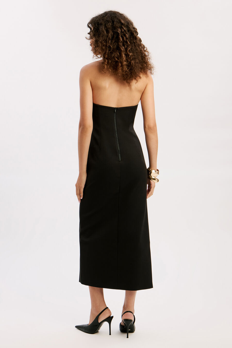 Paltrow Strapless Midi Dress