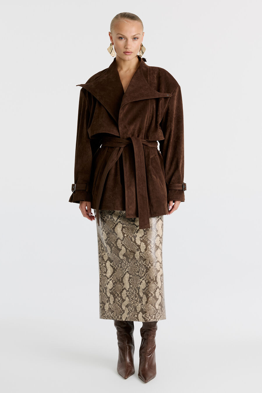 Veronica Vegan Suede Jacket