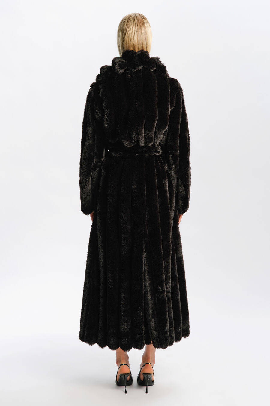 Marta Faux Fur Longline Coat