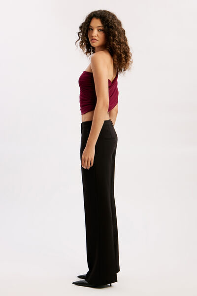 Harley One Shoulder Mesh Top