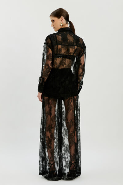 Hildie Wide Leg Lace Pant