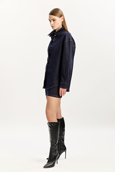 Enza Denim Shacket